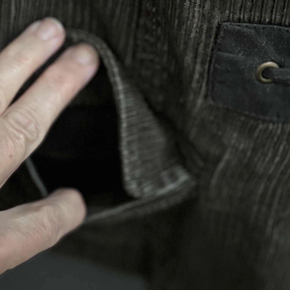 🕊️ LOFT Dark Olive Gray Corduroy Petites Blazer - Picture 5 of 16